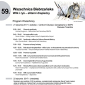 59. Wszechnica Biebrzaska pt. Wilk i ry  elitarni drapiecy