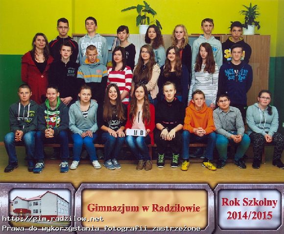 Klasa IIb, rok szkolny 2014/15