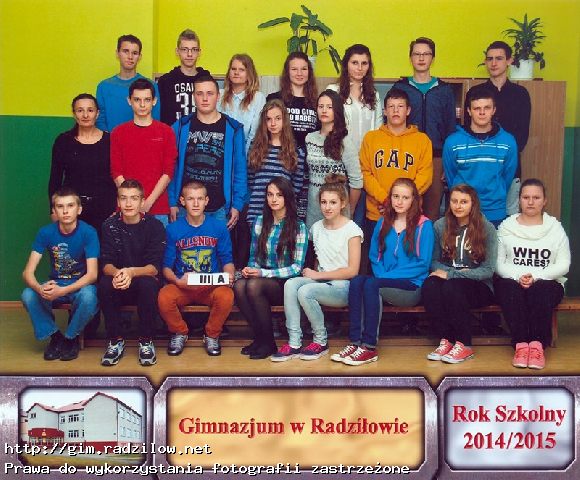 Klasa IIIa, rok szkolny 2014/15